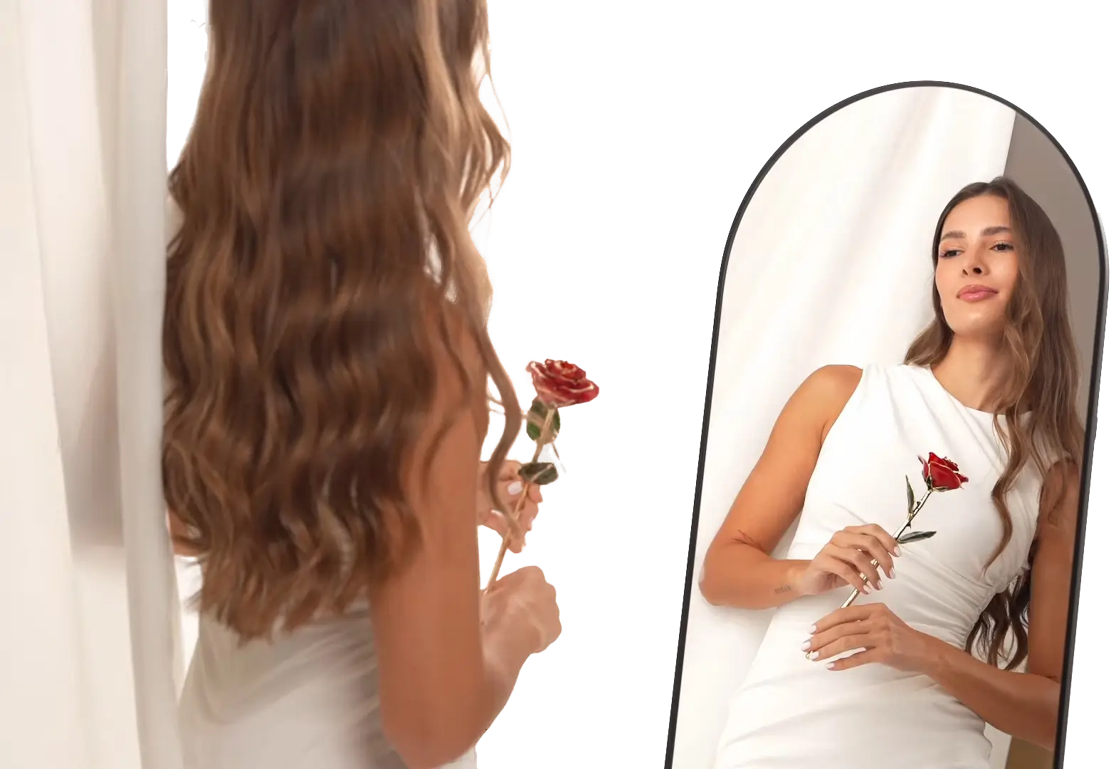 Red 24k Gold Rose by Goldgenie