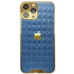 Blue Croc Leather iPhone 14 Pro Pro Max.webp